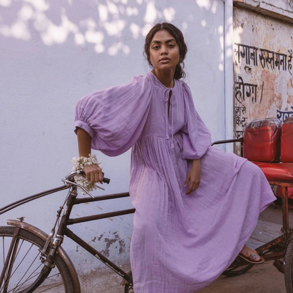 Daughters of India Kyra Midi Dress in Lilac
Gauze - Picture 12 of 13